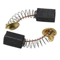 Anglinių šepetėlių rinkinys elektriniams varikliams 13 x 7,5 x 6,5 mm Atsarginė dalis 2 angliniai šepetėliai Pack of 2 juoda