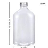 1 vnt. Plastikinis pieno arbatos gėrimo butelis išsinešimui, kavos, pieno arbatos baro reikmenys, stiklainiai, gėrimų laikymo indai maistui, vakarėliui 350ML