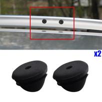 2 vnt. VW Tiguan 5N 2007 2008 2009 - 2016 automobilių stogo bagažinės laikikliai, turėklai, blokavimo stabdis, buferio pagalvėlė N0200321