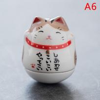 Japoniška Keraminė Laiminga Katė Gerkliukas Daruma Amatai Animaciniai Laimingos Katės Papuošalai Peizažas Namų Dekoras Sėkmės Katės Statulėlė