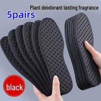 5 poros pelynų dezodorantu minkštų vidpadžių: Kvėpuojantis, prakaitą sugeriantis, žolelių komfortas kariniam mokymui ir vasaros sportui Size 35 juoda