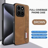 For Honor X7D Case for Honor 400 Smart Cover Luxury PU-Leather Hard Plastic Shockproof Phone Funda Protection Capa for Honor X7D ruda