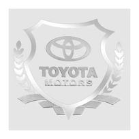 Automobilio lipdukai Kviečių ženkliuko lipdukas Automobilio kėbulo šoninio lango bagažinės dekoratyvinis skirtas Toyota Trd GR Corolla Avensis Yaris Rav4 Hilux Auris Camry sidabras