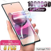8 vnt. hidrogelio plėvelė Redmi Note 14 14s 13 12 11 Pro, ekrano apsauga 13c 14c 11s 12s 10s 10 10a 10c 10t 9s 9a 9c a c s 11t 5g, 8 vienetai Redmi Note7 gryna