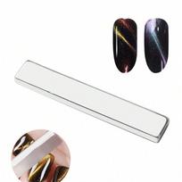 Super Stiprus Storas Juostelės Magnetas Katės Akys Magnetas Nagų Geliniam Lakui 3D Linijos Juostelės Efektas Prancūziškas Daugiafunkcis Magnetinis Rašiklis Įrankiai, Nagų Reikmenys sidabras