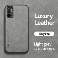 Skirta Xiaomi Poco M3 Pro 5G dėklas Atsparus smūgiams TPU Magnetinis automobilio galinis dangtelis Skirta Poxo M3Pro M 3 Pro PocoM3Pro Minkštos odos telefono dėklai For Poco M3 Pro 5G šviesiai pilka spalva