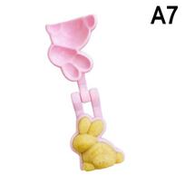 3D saulės žvaigždės lokio cake pop forma 3D spausdintas cake pop pjaustytuvas ir stūmiklis Nelipnios spurgų keksiukų formelės Kepimo įrankiai