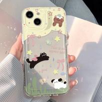 Dėklas telefonui iPhone 11 12 13 14 15 16 17 Pro Max Dėklas Samsung A36 A56 A06 A05 A15 A55 Dėklas Xiaomi 11 12 Redmi 12C Note 11 12 13 9 10 C65 Mielas iPhone 11 Pro Max gryna