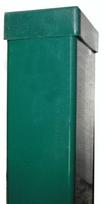 Tvoros stulpas 40x60x2000 žalias (Ral6005)