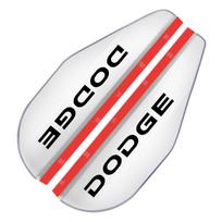 2 vnt. Automobilio galinio vaizdo šoninio veidrodėlio lietaus apsauga Antakių lipdukas Dodge Journey Ram 1500 Durango Challeager NITRO SRT Charger sidabras