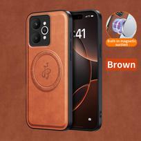 Wireless Charging Magnetic Case for Realme 15 Pro 5G Protective Cover PU Leather Hard Back Shell Coque Funda Realme 15 Pro ruda