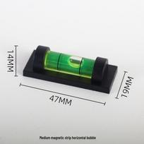 Žalias magnetinis gulsčiukų rinkinys - didelis, vidutinis, mažas | Horizontalus burbulinis matavimo įrankis su magnetiniu siurbimu