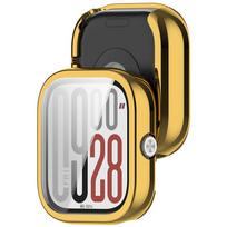 TPU dėklas Redmi Watch 5 išmaniajai apyrankei, pilnas dangtelis, ekrano apsauga, apsauginė nuo įbrėžimų plėvelė, buferis, skirtas Redmi Watch 5 eSIM aksesuarams for Watch 5 eSIM auksas