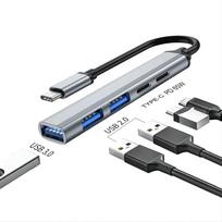 USB C HUB 5 prievadų kelių skirstytuvų OTG adapteris USB3.0 PD 65W C tipo prijungimo stotis Plug and Play