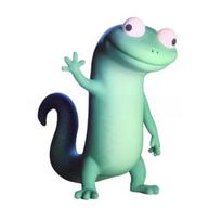 Yousheng 1/2/3/4/5/6/9/10/15Pcs Car Stickers Waterproof UV Resistant Strong Stickiness Self Adhesive Colorful Lizard Stickers Funny Decals A