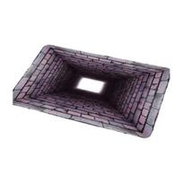 3D Skylės Kilimas Realistiškas Optinės Iliuzijos Kilimas Juokingas Bedugnės Durų Kilimėlis Sugeriantis Neslystantis Grindų Kilimėlis voniai, svetainei, prieškambariui 40*60cm K