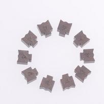 10Pcs For Rs775 Rs750 Rs755 Grey Carbon Brushes Electric Drill Motors Angle Grinders Power Tool Carbon Brush Replace Accessories
