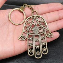 30mm Raktų pakabukai Talismanas Dovydo žvaigždė Amuletas Vaikų papuošalų medžiagos QY048 A53-1pcs-85x62mm