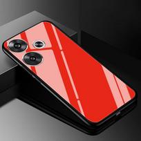 For Xiaomi Redmi 13 Case Cover Tempered Glass Cases for Xiaomi POCO M6 4G Redmi13 Redmi 13C 4G 5G Hard Back Bumper POCO C65 For Redmi 13 red