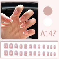 24PCS  Press On Nails Short Square Fake Nails Cute Designs Glossy False Nails Halloween Nails Cute Full Cover Glue On Nails Stick With 2ml Glue One Size