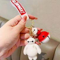 Didvyrio raktų pakabukai Animacinis Baymax lėlės pakabukas Raktų pakabukas Berniukams Mergaitėms Figūrėlės Aksesuarai Dovanos