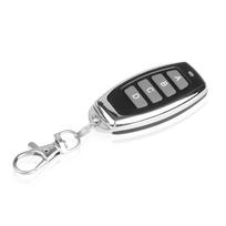433 MHz Universalus belaidis nuotolinio valdymo pulto jungiklis DC 12V 10A 4 kanalų relės imtuvo modulis ir 4 kanalų RF 433MHz nuotolinio valdymo siųstuvas citrininės šifono spalvos