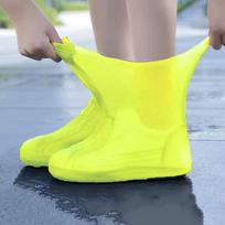 Reusable Waterproof Rain Shoes Covers Silicone Outdoor Rain Boot Overshoes Walking Shoes Accessories Reusable Shoe Cover 1Pair M juoda