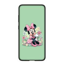 Telefono dėklas Samsung Galaxy S25 S23 S22 S21 S24 Ultra FE A05 A06 A15 A16 A36 A37 A35 A54 A55 A56 A57 A25 A26 A53 A17 Pelėnas Mikis Rožinis Miniė Dangtelis for Redmi Note 12S švelni smėlinė