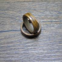 Vintažiniai papuošalai Retro natūralaus medžio žiedas Sandalmedis Juodmedis Juodmedis Piršto žiedas Raudonasis sandalmedis Style A-17.5mm