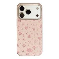 Pink Floral Phone Case for iPhone 16, iPhone 17, and iPhone 17 Pro Max iPhone 11