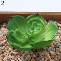 High Quality Bonsai Lotus Fake Flowers Succulents Floral Craft Artificial Plants 2