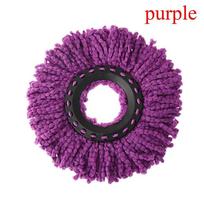 Magic Replacement 360° Rotating Floor Cleaner Cleaning Pad Microfiber Brush Mop Head violetinė
