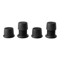 For Espresso Machine Electronic Scale Base Waterproof Coffee Weighing Rack Valve Stem Scale Rod Adjustable Lift Foot Pad 1 juoda