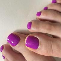 24pcs Press on Toenails Short Artificial Toenail Full Cover False Toe Nail Pedicure Decors For Women Who Seeking Styles 1