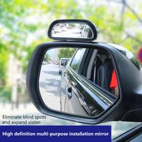 Auto Mirror Adjustable Wide Angle Side Rear Mirror Blind Spot Convex Mirrors For Car Reverse Parking Auxiliary Rear View Mirror 1PCS