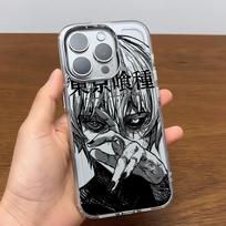 Japanese Anime Tokyos Ghouls Phone Case For iPhone 17 16e 16 15 14 13 12 11 mini Pro Max X XR XSMAX 8 7 Air Plus Soft Cover iPhone 13