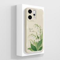 For Oppo Reno 14 13 12 11 10 Pro Phone Case For Reno 14F 13F 13FS 12F 12FS 11F Floral Print Soft Liquid Silicone Back Cover Capa Oppo Reno 14 Pro