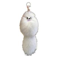 Keychain Pendant Fox Plush Doll Charm Soft Stuffed Key Holder Portable Key Organizer Backpack Bag Accessory balta