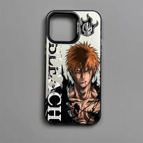 BLEACH Anime telefono dėklas, skirtas iPhone 16e 16 15 14 13 12 11 mini Pro Max X XR XSMAX 8 7 Plus, apsaugantis nuo kritimo, matinės galinės dalies dangtelis iPhone 11 Pro