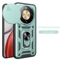 For Honor Magic 8 Lite 5G Case Honor X9D Magic8 Lite Shockproof Armor Car Holder Magnetic Ring Phone Cover Camera Protect Fundas HONOR X9D gray