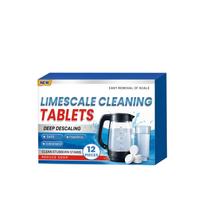 Limescale Cleaning Tablets for Kettles and Water Bottles Deep Descaling Tablets Safe and Powerful 12 Pieces Convenient Stubborn Stain Remover One Size balta