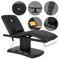 Elektrinis masažo stalas Serenity ERGO 4 Satin Comfort su šildymu, juodas