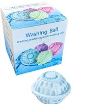 Laundry Washing Balls for Washing Machine Use Reusable Fabric Softener Laundry Aid Lint and Pet Hair Remover Washing Ball Set One Size mėlyna