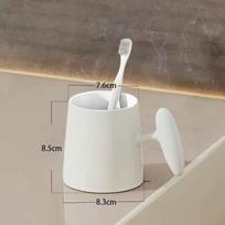 Durable Toothbrush & Mouthwash Holder Cup for Couples and Students 51-100ML