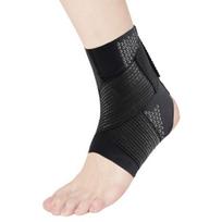 Ankle Support Brace Men Women Ankle Compression Sleeve Foot Brace with Adjustable Wrap for Sprained Achilles Tendonitis Plantar Fasciitis S