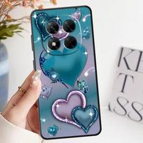 Heart-Shaped Design Case for Xiaomi Redmi Note 7 8 9S 10S 11s 9 10 11 12 Pro 12s 13 14 Pro Plus Black Soft Phone Cover Redmi Note 12 Pro+