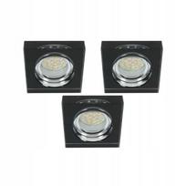 Candellux įmontuojamas LED šviestuvų rinkinys SS-16 CH/BK, juodas