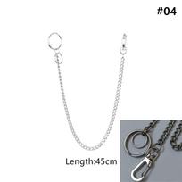 Big Ring Key Chains Clip Single Strands Hip Hop Jewelry Wallet Chain Belt Biker Link Pants KeyChain 4