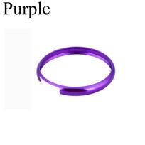 Multicolor Rim Trim Car Key Cover Ring Shell Chains Decoration šviesiai mėlyna spalva