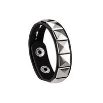 Rivet Girl Female Male 1/2/3 Row Women Bracelet Fashion Jewelry Leather Bracelet Korean Hand Rope 1 Row